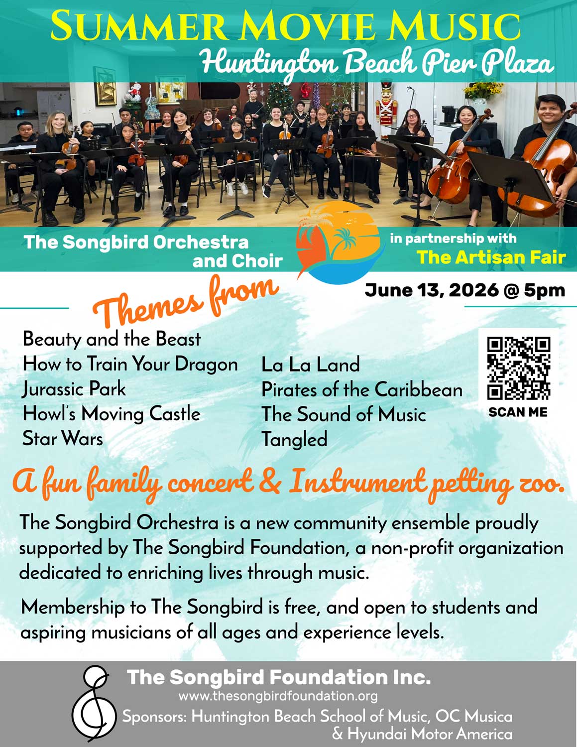 Summer Movie Music at Huntington Beach Pier